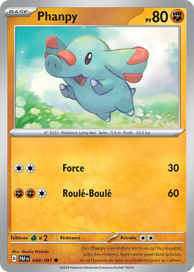 Image de la carte Pokemon Phanpy 048/91
