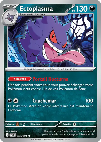 Image de la carte Pokemon Ectoplasma 057/91