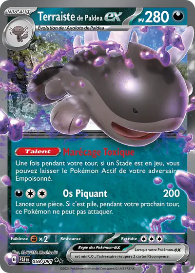 Image de la carte Pokemon Terraiste de Paldea ex 059/91