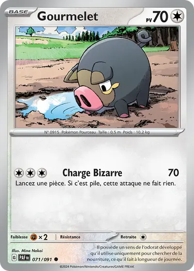 Image de la carte Pokemon Gourmelet 071/91