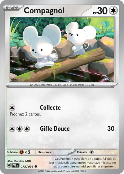 Image de la carte Pokemon Compagnol 073/91