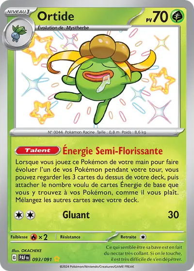 Image de la carte Pokemon Ortide 093/91
