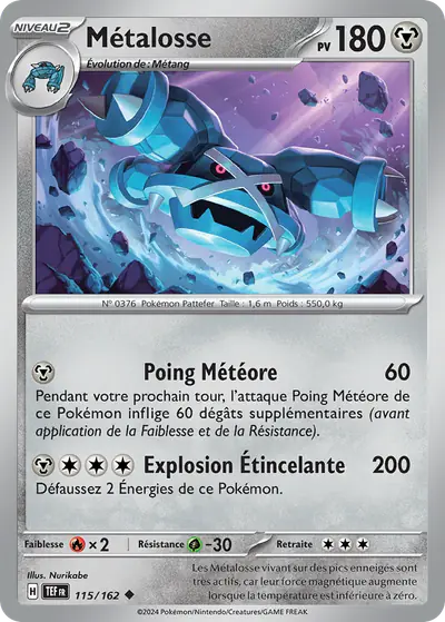 Image de la carte Pokemon Métalosse 115/162