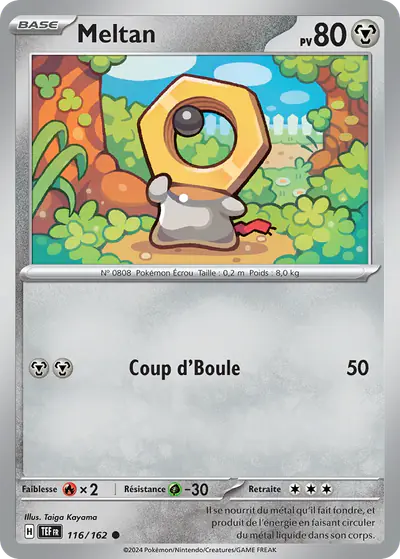 Image de la carte Pokemon Meltan 116/162