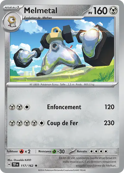 Image de la carte Pokemon Melmetal 117/162