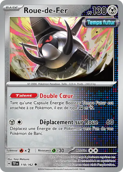 Image de la carte Pokemon Roue-de-Fer 118/162
