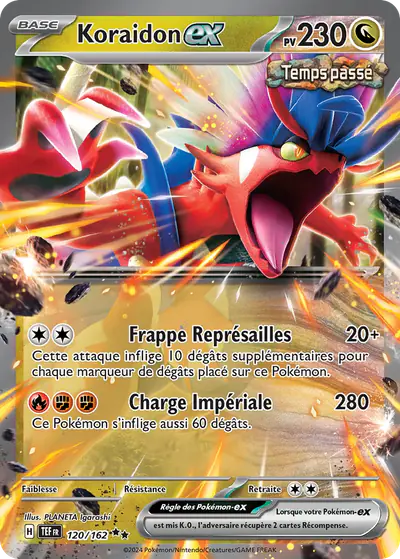 Image de la carte Pokemon Koraidon ex 120/162