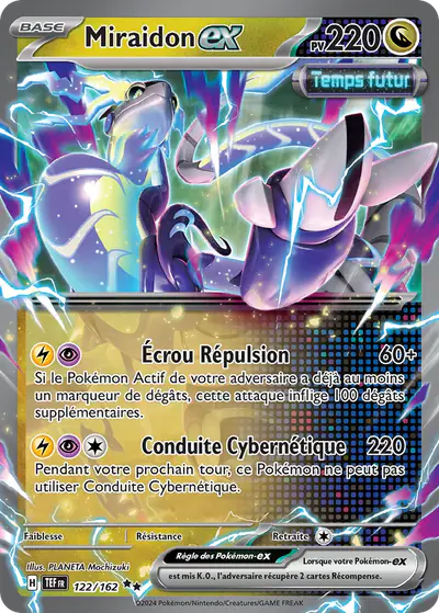 Image de la carte Pokemon Miraidon ex 122/162