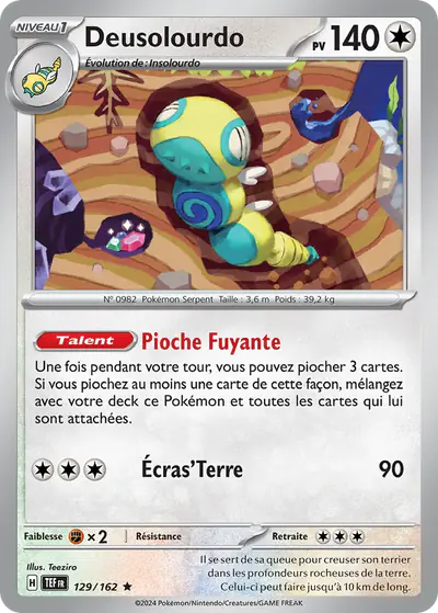 Image de la carte Pokemon Deusolourdo 129/162