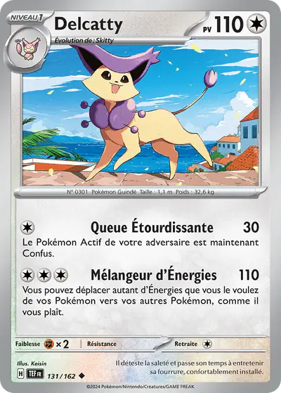 Image de la carte Pokemon Delcatty 131/162