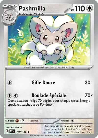 Image de la carte Pokemon Pashmilla 137/162