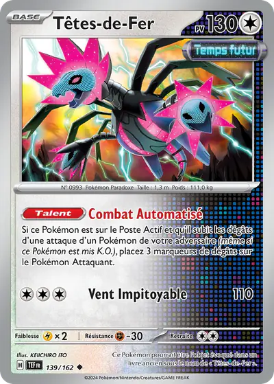 Image de la carte Pokemon Têtes-de-Fer 139/162