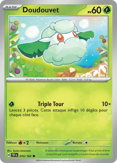 Image de la carte Pokemon Doudouvet 014/162