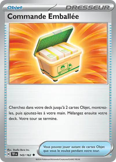 Image de la carte Pokemon Commande Emballée 143/162