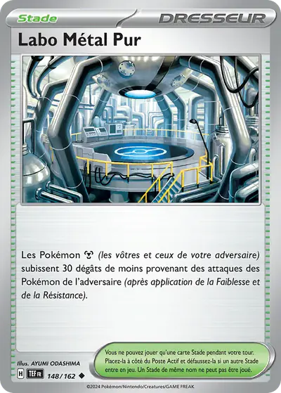 Image de la carte Pokemon Labo Métal Pur 148/162