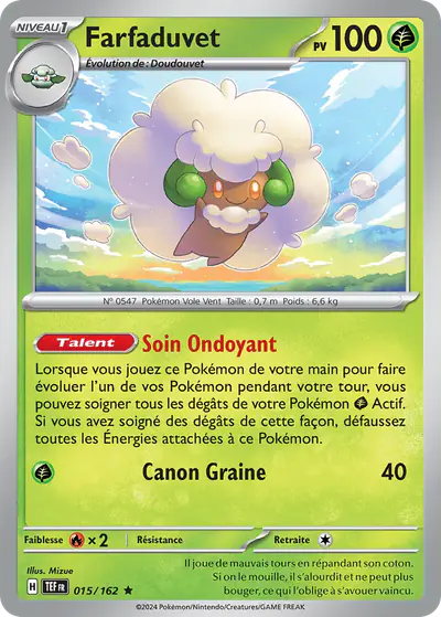 Image de la carte Pokemon Farfaduvet 015/162