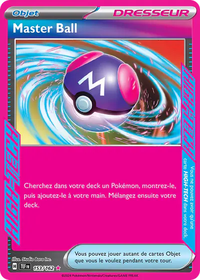 Image de la carte Pokemon Master Ball 153/162