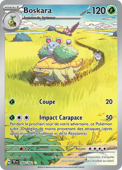 Image de la carte Pokemon Boskara 164/162