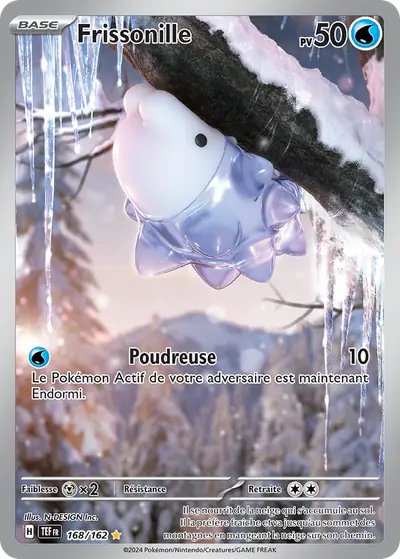 Image de la carte Pokemon Frissonille 168/162