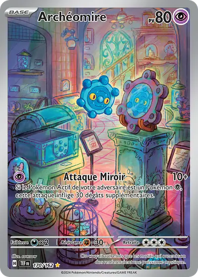Image de la carte Pokemon Archéomire 170/162