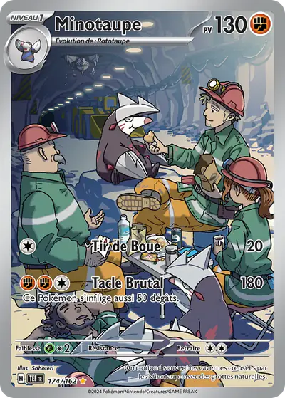 Image de la carte Pokemon Minotaupe 174/162