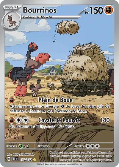 Image de la carte Pokemon Bourrinos 175/162