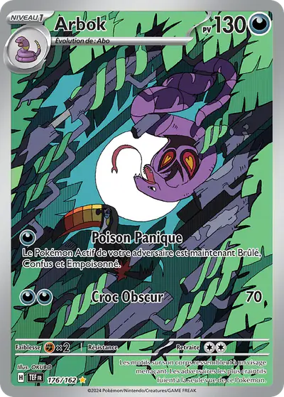 Image de la carte Pokemon Arbok 176/162