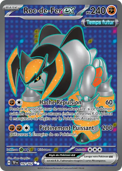Image de la carte Pokemon Roc-de-Fer ex 192/162