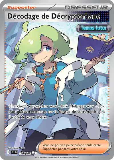 Image de la carte Pokemon Décodage de Décryptomane 198/162