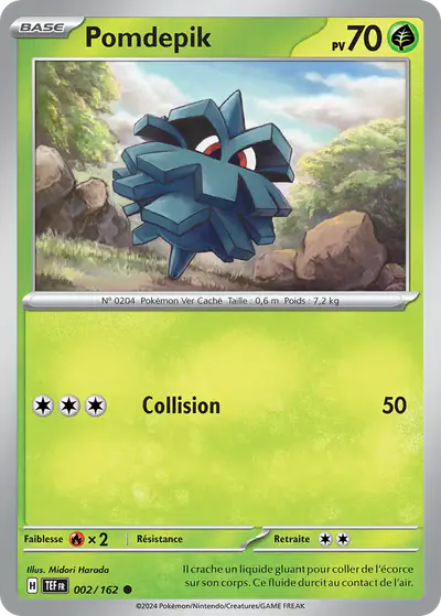 Image de la carte Pokemon Pomdepik 002/162