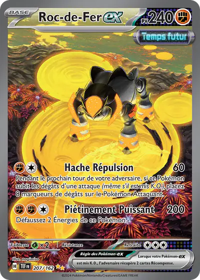 Image de la carte Pokemon Roc-de-Fer ex 207/162