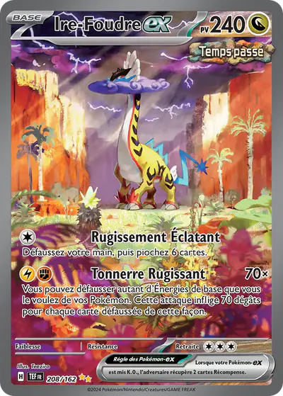 Image de la carte Pokemon Ire-Foudre ex 208/162