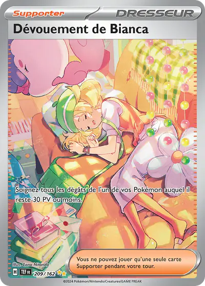 Image de la carte Pokemon Dévouement de Bianca 209/162