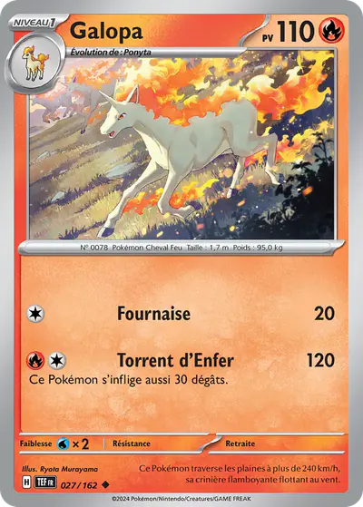 Image de la carte Pokemon Galopa 027/162