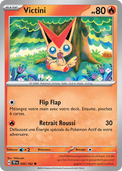Image de la carte Pokemon Victini 030/162