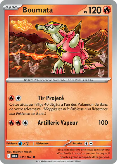 Image de la carte Pokemon Boumata 035/162