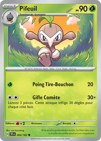 Image de la carte Pokemon Pifeuil 004/162