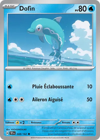 Image de la carte Pokemon Dofin 048/162