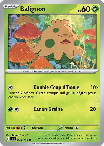 Image de la carte Pokemon Balignon 006/162