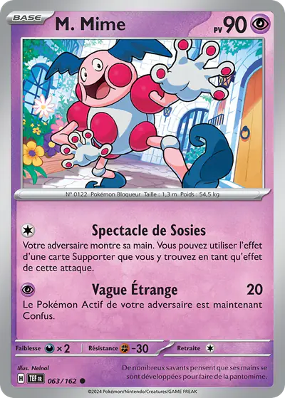 Image de la carte Pokemon M. Mime 063/162