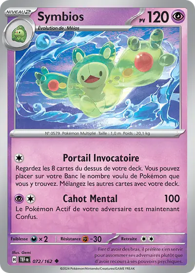 Image de la carte Pokemon Symbios 072/162