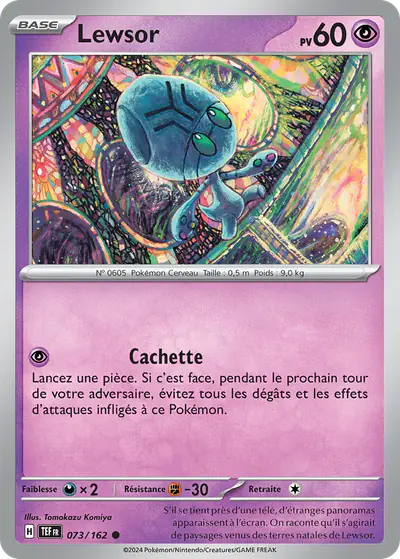 Image de la carte Pokemon Lewsor 073/162