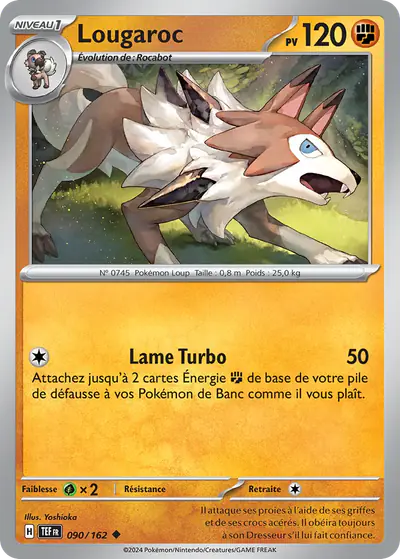 Image de la carte Pokemon Lougaroc 090/162
