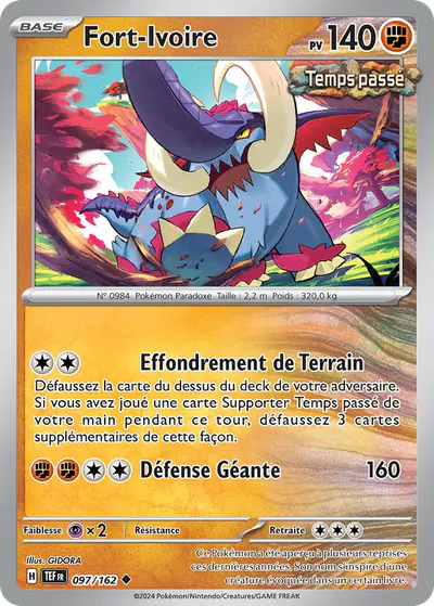 Image de la carte Pokemon Fort-Ivoire 097/162
