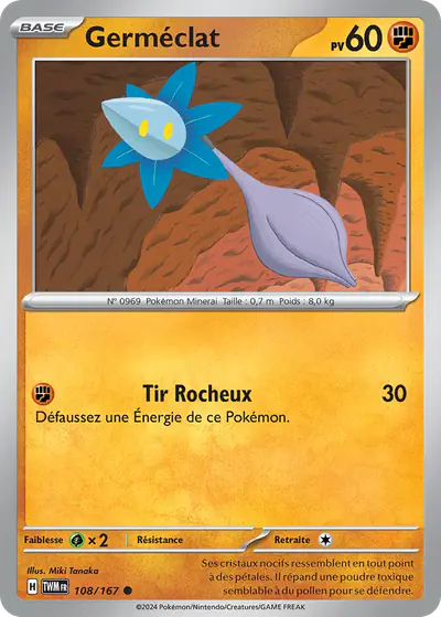 Image de la carte Pokemon Germéclat 108/167