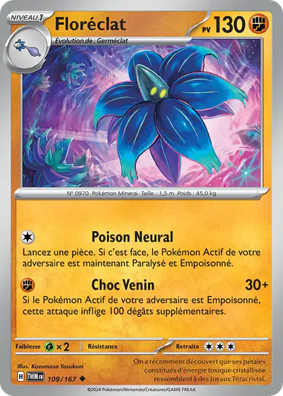 Image de la carte Pokemon Floréclat 109/167