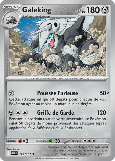 Image de la carte Pokemon Galeking 122/167