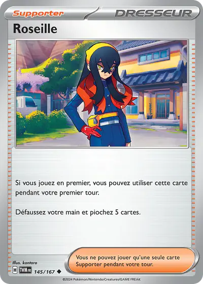 Image de la carte Pokemon Roseille 145/167
