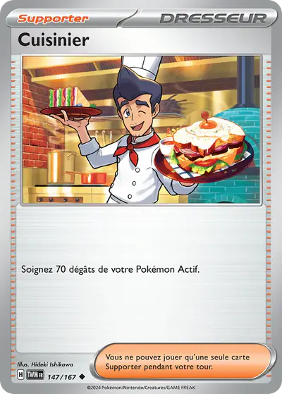Image de la carte Pokemon Cuisinier 147/167