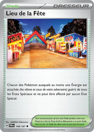Image de la carte Pokemon Lieu de la Fête 149/167